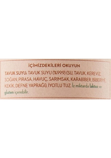 Tavuk Suyu 4 Porsiyon 480 ml fiyatları