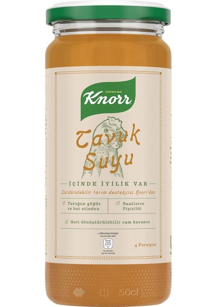 Tavuk Suyu 4 Porsiyon 480 ml modelleri