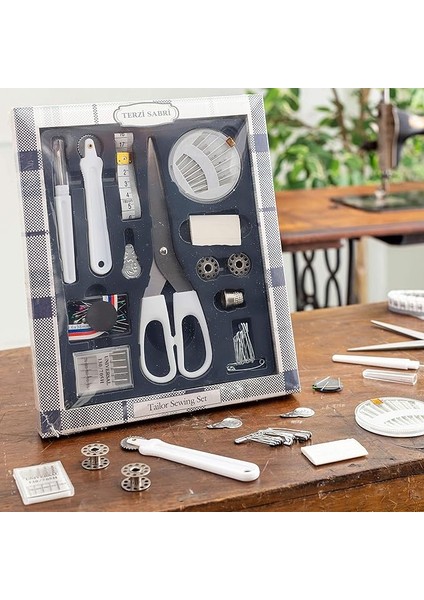 Sabri Dikiş Seti Gri
