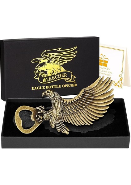 Bira Şişesi Açacağı, Kartal Hayranları Için Bira Açacağı, Erkekler ve Kadınlar Için Bira Hediyesi, Baba, Koca, Kız Arkadaş, Erkek Arkadaş Için Doğum Günü Hediyesi, Hediye Kutusu ve Kartlı