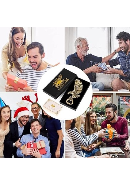 Bira Şişesi Açacağı, Kartal Hayranları Için Bira Açacağı, Erkekler ve Kadınlar Için Bira Hediyesi, Baba, Koca, Kız Arkadaş, Erkek Arkadaş Için Doğum Günü Hediyesi, Hediye Kutusu ve Kartlı modelleri
