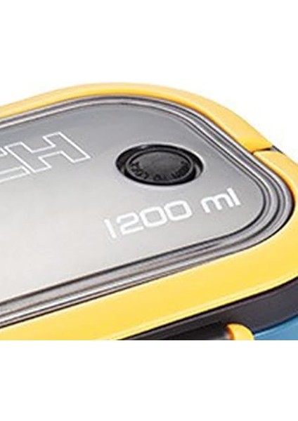 1200 ml 2 Katlı 6 Bölmeli Bpa'sız Pp Plastik Sefer Tası ve Beslenme Çantası - Hava Kilitli Bento Lunch Box, Çatal ve Kaşık Dahil (Mavi) fiyatları