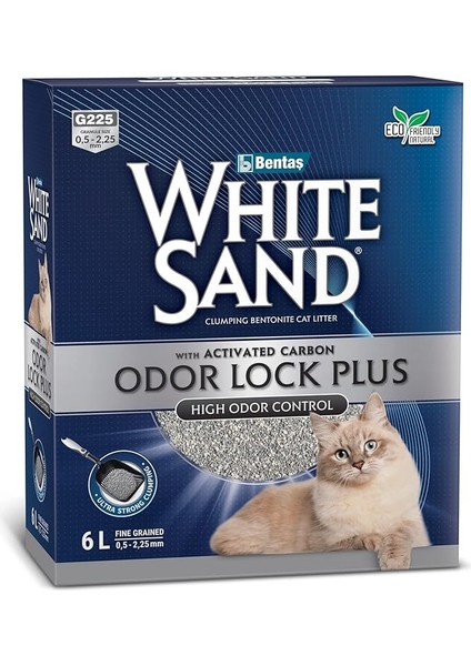 G225-6L Box Odor Lock Plus Bentonite Kedi Kumu