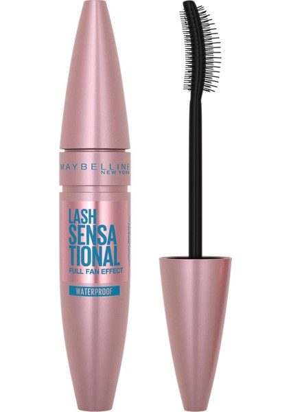 New York Lash Sensational Yelpaze Etkili Suya Dayanıklı Siyah Maskara (1 x 9.4 Ml)