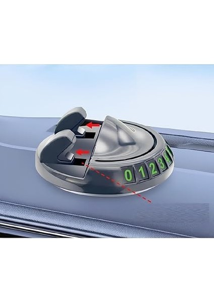 Dönebilen Yapışkanlı Numaratörlü Araç Telefon Tutucu fırsatları