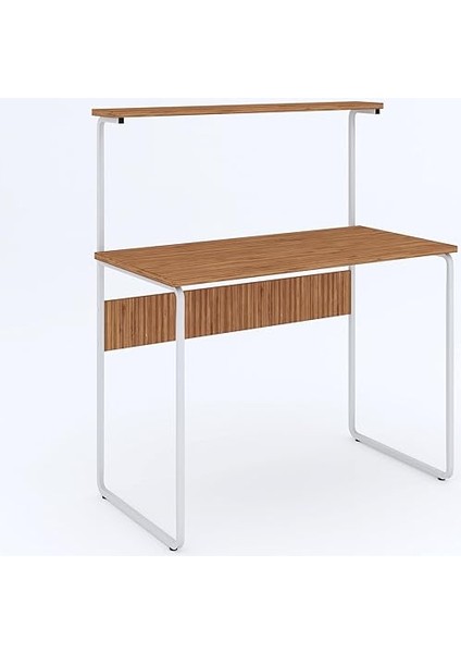 G Masa 100X50 Metal Iskeletli Parlak Bambu Yüzey Ders Çalışma ve Bilgisayar Masası indirimleri