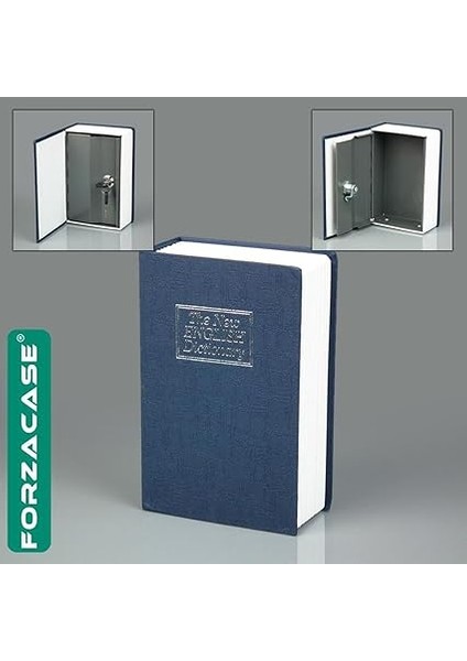 Kitap Görünümlü Gizli Kilitli Para Mücevher Takı Kasası - FC093 fırsatları