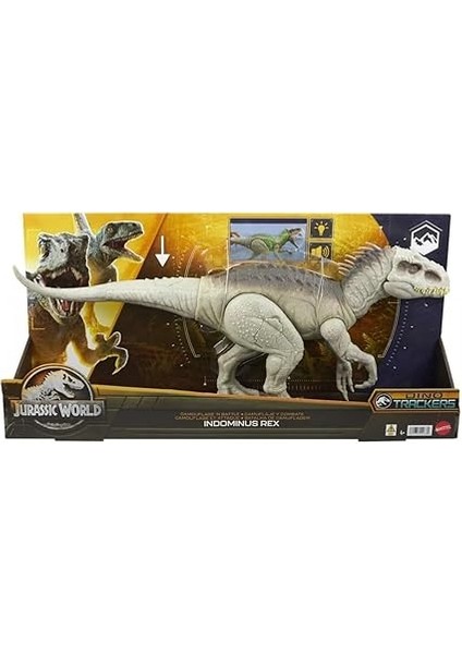 Jurassic World Kamuflaj Dinozor Figürü; Işıklı, Sesli, Isırma ve Kafayı Sallama Hareketi, Kamuflaj I-Rex, Dijital Oyun, HNT63 fiyatları