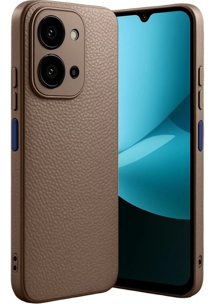 Xiaomi Redmi 15C 4g Thermax Silikon Kılıf - Kahverengi