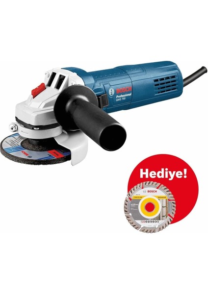 Gws 750-125 Profesyonel Avuç Taşlama 750 Watt