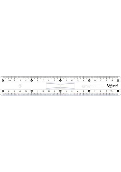 Ofis ve Kırtasiye 146108 Çift Desimetre Cetvel