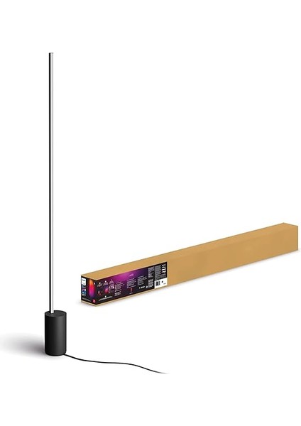 Hue Gradient Signe Akıllı LED Zemin Işığı, Lambader, Siyah fırsatları