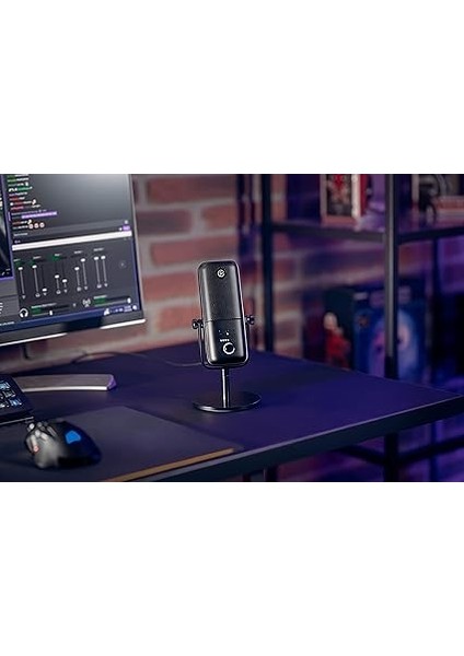 Wave:3 Profesyonel Yayıncı & Oyuncu Mikrofonu, Stüdyo Kalitesinde Ses, Çok Fonksiyonlu Kontrol Düğmesi, Kapasitif Sessiz Alma Butonu, Wave Link Uygulaması (10MAB9901) fiyatları