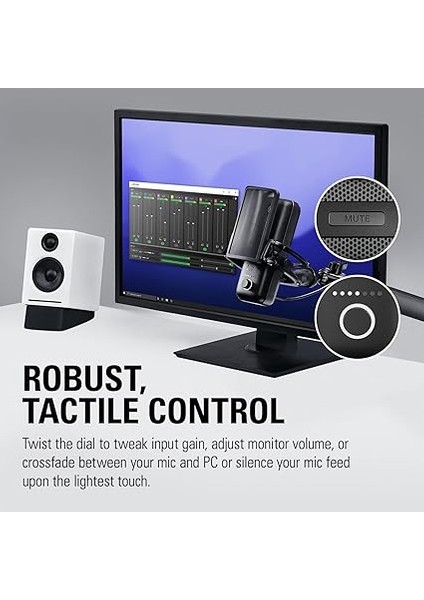 Wave:3 Profesyonel Yayıncı & Oyuncu Mikrofonu, Stüdyo Kalitesinde Ses, Çok Fonksiyonlu Kontrol Düğmesi, Kapasitif Sessiz Alma Butonu, Wave Link Uygulaması (10MAB9901) indirimleri