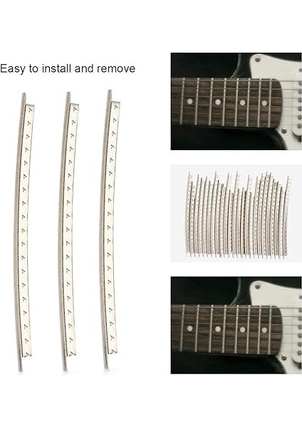 Fret Wire, Gitar Fret Wire 24 Adet Gitar Beyaz Bakır Tel Tel Tel Set Elektro Gitarlar Için Aksesuar modelleri