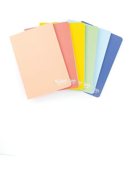 Colors A4 80 Yaprak Çizgili Defter 3'lü Paket, Somon, Pembe, Mavi fiyatları
