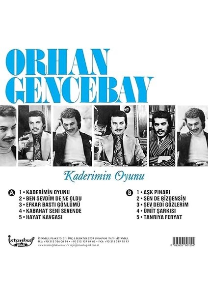 Şeyler Orhan Gencebay Kaderimin Oyunu Plak fiyatları