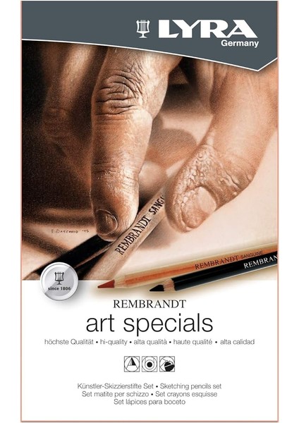 Rembrandt Metal Kutu Art Specials Set Box Boya Kalemi, 12'li