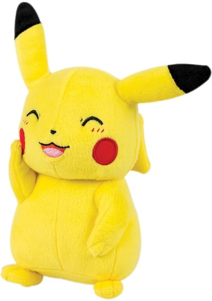 - Pokemon Pikachu 20CM Plush Toy - Happy Pikachu Pose