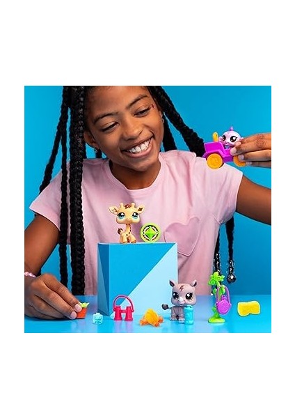 Pet Shop Sun-Bsf-Lps-Figür Set Minişler Safari Temalı modelleri