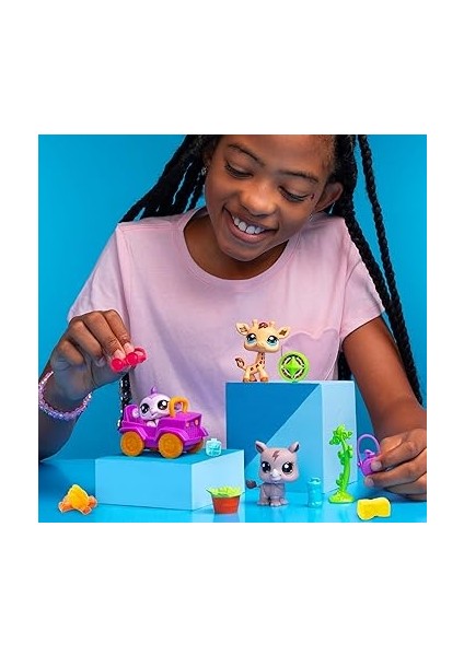Pet Shop Sun-Bsf-Lps-Figür Set Minişler Safari Temalı fırsatları