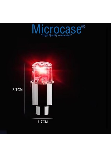 LED Işıklı Hareket Sensörlü Bisiklet Araba Motor Sibop Kapağı Lambası 2'li AL4508 fiyatları