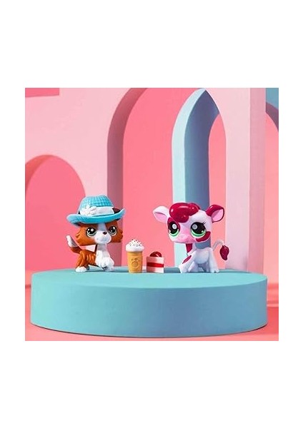 Pet Shop Minişler 2’li Figür Seti S3-151&AMP;150 Collie Köpek ve Inek modelleri