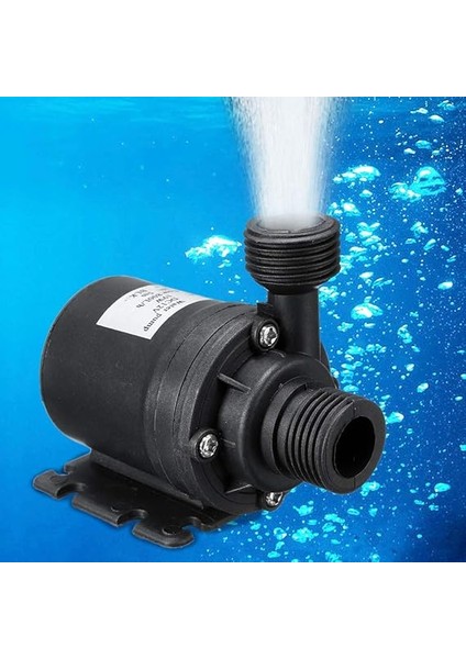 Ultra Sessiz Mini Dc 12V Kaldırma 5m 800L / H Fırçasız Motor Dalgıç Su Pompası fırsatları