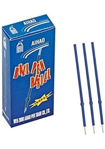 Aıhao X20 Mavi Plastik Tükenmez Kalem Yedek(Adet)