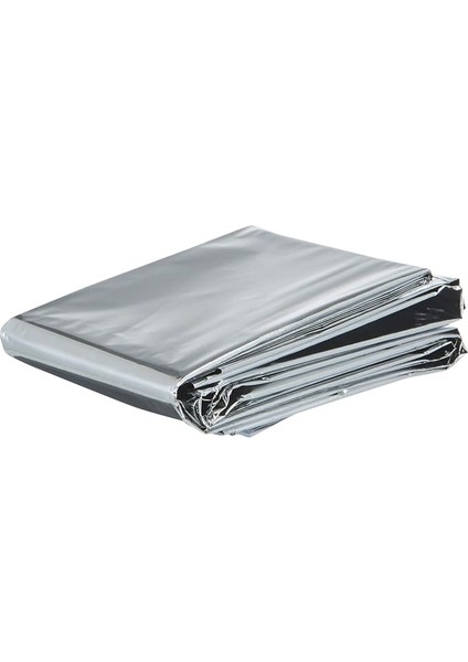 Trail Acil Durum Battaniye, 220 cm x 140 Cm, Rüzgara ve Neme Dayanıklı, Gümüş