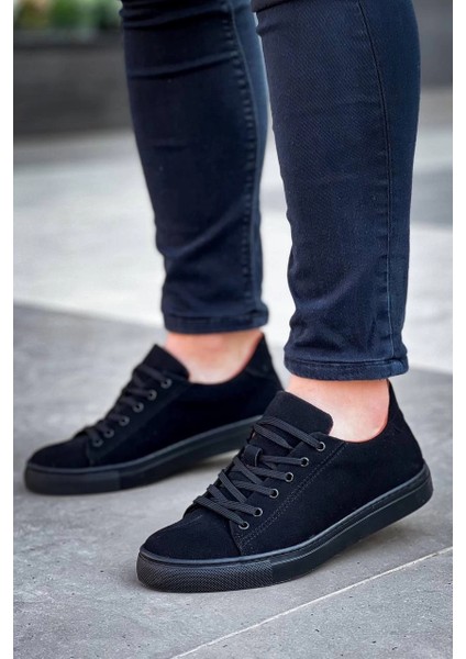 KB-122 Kuback Siyah Süet Siyah Yüksek Taban Bağcıklı Günlük Erkek Ayakkabı fiyatları