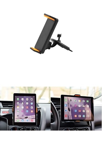 CD Player Slot Girişli Araç Içi Telefon ve Tablet Tutucu - AL2446 modelleri