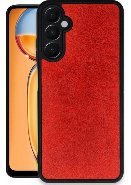 Samsung Galaxy A36 Kılıf Aras Deri Kapak - Kırmızı
