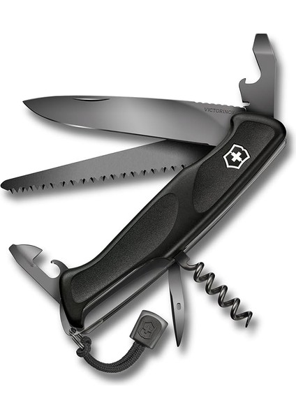 ​ 0.9563.C31P Ranger Grip 55 Onyx Siyah Çakı