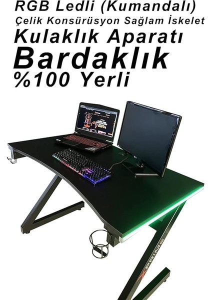 Markus Rgb Ledli Oyuncu Masası modelleri