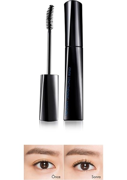 Kıvrık ve Uzun Kirpik Görünümü Sunan Maskara Over Lengthening Mascara (Wave Lash)
