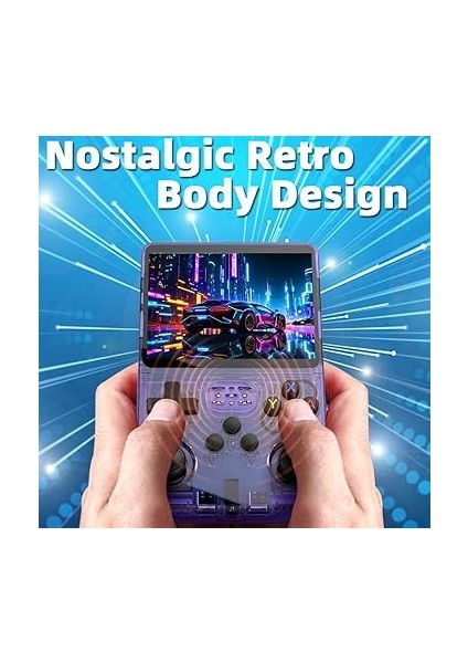 64GB Elde Taşınabilir Retro Oyun Konsolu, Dahili 20000+ Klasik Oyunlar, 3.5 Inç Hd Mıpı IPS Ekranlı Linux Sistemi, 3500MAH Taşınabilir Oyun ve Eğlence Cihazı (Mor, 128GB) indirimleri
