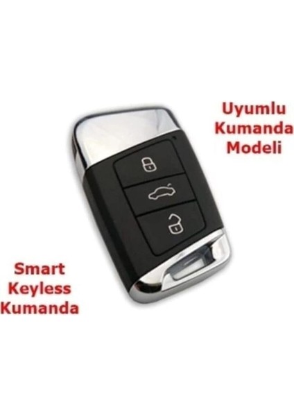 Passat B8, B8,5 ile Uyumlu Gri Süperlüx Anahtar Kabı. Anahtar Kılıfı fiyatları