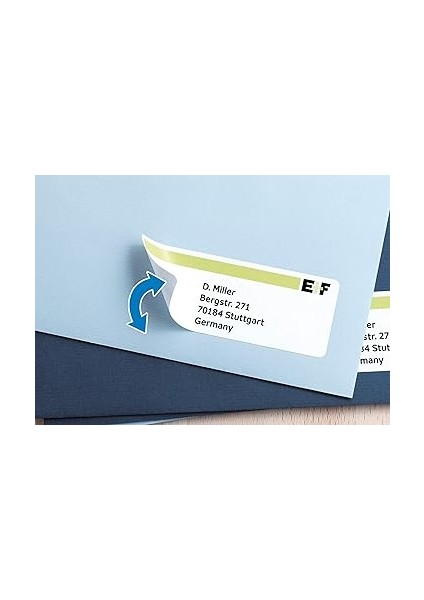 10017 Adres Çıkartması, Dın A4, Çıkarılabilir 99,1 x 42,3 Mm, 25 Yaprak, Kağıt, Mat Kendinden Yapışkanlı, 300 Yapışkan Etiket, Beyaz modelleri