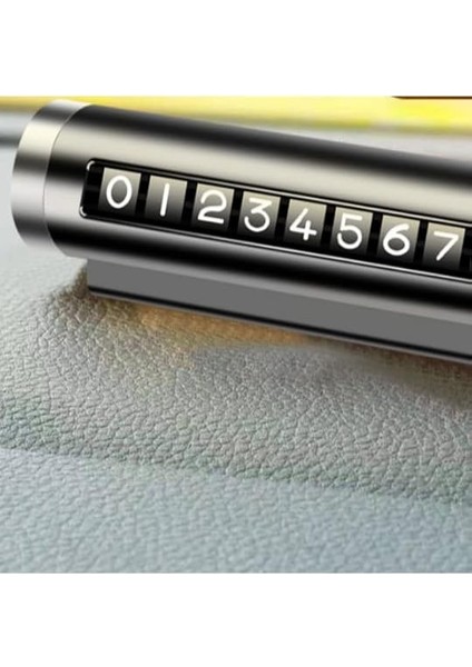 Alüminyum Kasa Çevirmeli Araç Içi Park Telefon Numaratör Park Numarası Parkmatik Araç Torpido Üstü Parktel Telefon Yazısı Gümüş Onbnl fırsatları