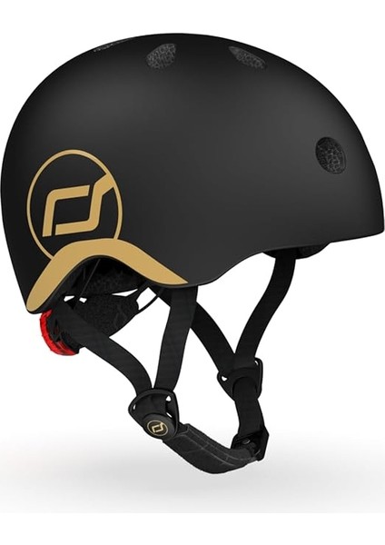 And Ride Helmet Bebek Kaskı Xxs-S Black&amp;gold Limited Edition 181206-96430