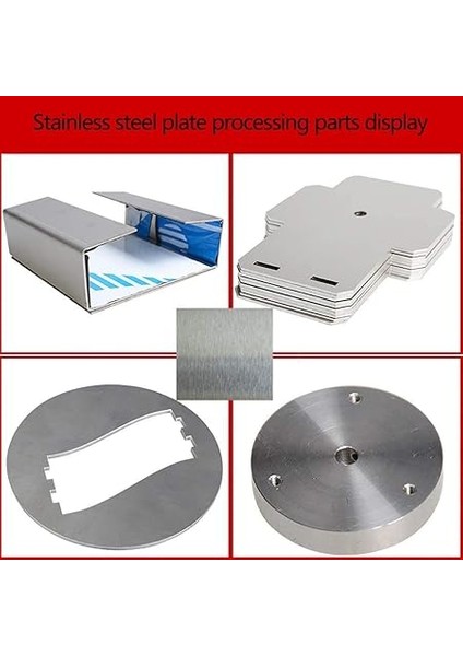 Paslanmaz Çelik Levha, Metal Işleme Kaynak ve Dekoratif Sanat Işleme Için Çelik Şerit Plaka Ince Levha Folyo, Kalınlık 0.1mm indirimleri