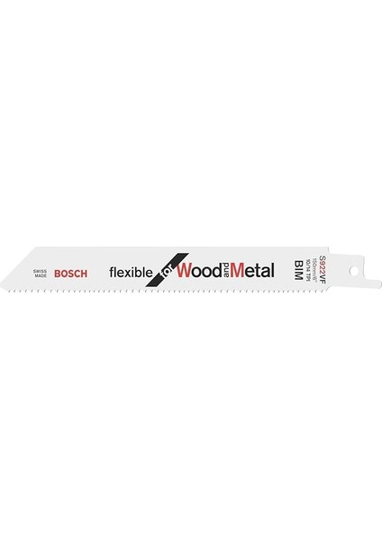 Professional Accessories - Flexible Serisi Ahşap ve Metal Için Panter Testere Bıçağı S 922 Vf - 2'li