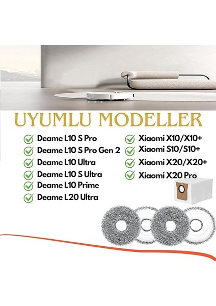 Robot Vacuum Mop S10 PLUS,S10+/,X10 PLUS,X10+/X20+X20 Plus 4 Adet Hepa Filtre fiyatları