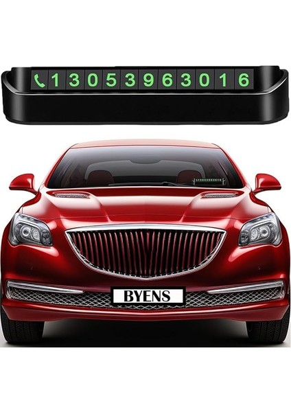 Numaratörü Araba Numaratör Park Telefon Numarası Içi Fosforlu Cam Için Parktel Oto Otomobil Camı Numaralık Cep Telefonu