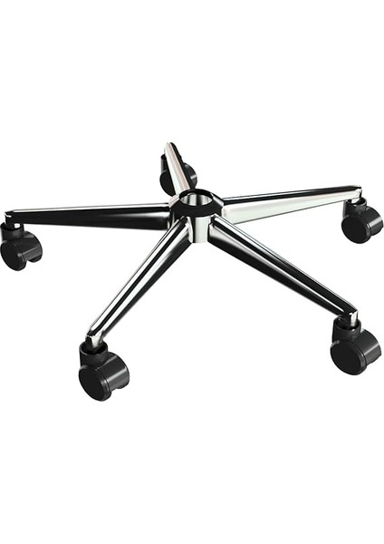Ayak Konik Krom Tekerlekli Döner Sandalye Ayağı Oyuncu Koltuğu Ayağı modelleri