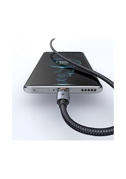 CA-6890 USB To Type-C Hızlı Şarj Kablosu | Gösterge Işıklı, 6A Akım Destekli fırsatları