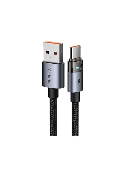 CA-6890 USB To Type-C Hızlı Şarj Kablosu | Gösterge Işıklı, 6A Akım Destekli indirimleri
