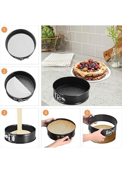Home Kelepçeli Kek Kalıbı,pasta Yapma Kalıbı (26 Cm) modelleri