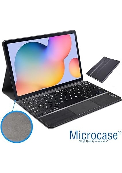 Samsung Galaxy Tab S6 Lite SM-P610 P610 10.4 Inch Tablet ile Uyumlu Bluetooth Touchpad Klavye + Bluetooth Mouse + Standlı Kılıf - Bkk7 fiyatları